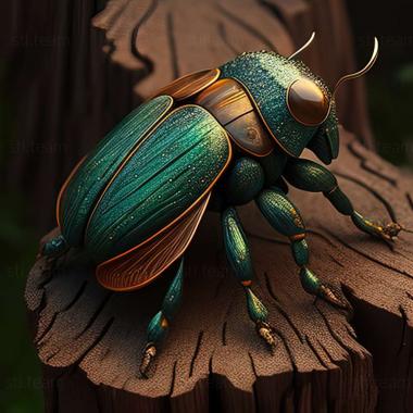 3D model Chrysis indigotea (STL)